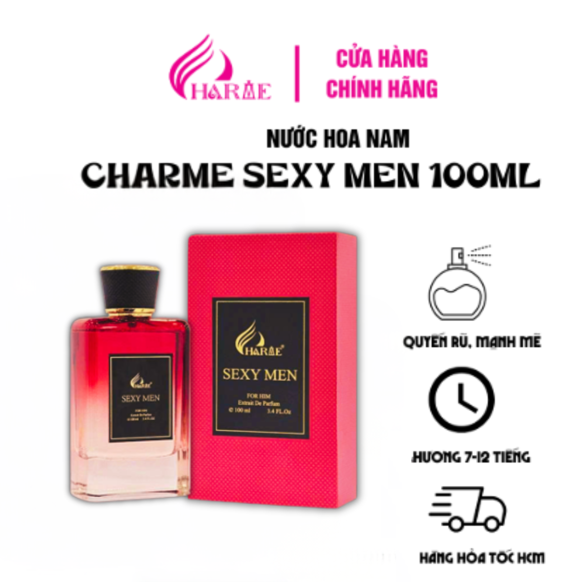 NƯỚC HOA NAM CHARME SEXY MEN 100ML