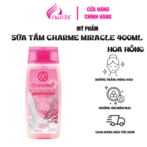 Sữa tắm CHARME MIRACLE - Hương Hoa Hồng 400ml