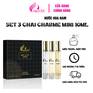 SET 3 CHAI NƯỚC HOA NAM CHARME MINI 10ML