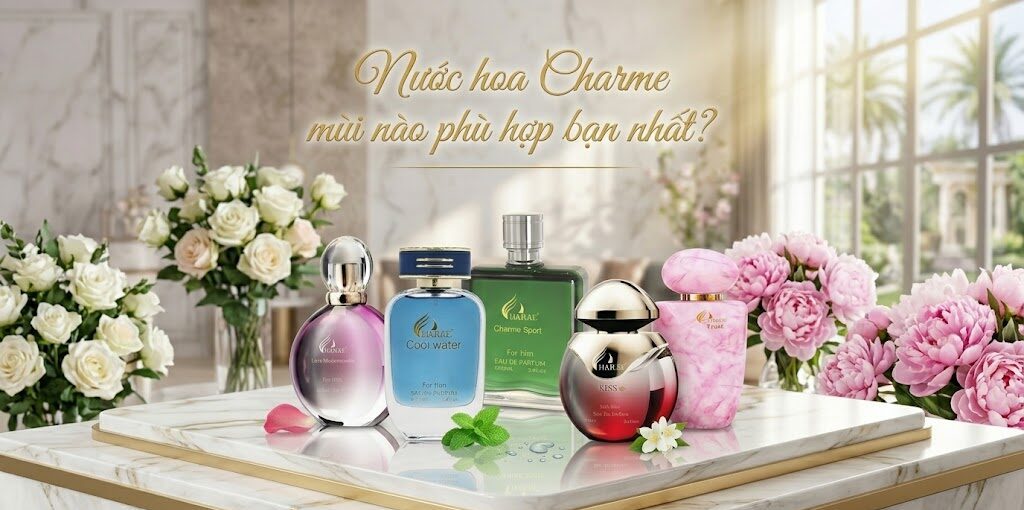 Nước hoa Charme mùi nào phù hợp bạn nhất? Cách chọn theo phong cách