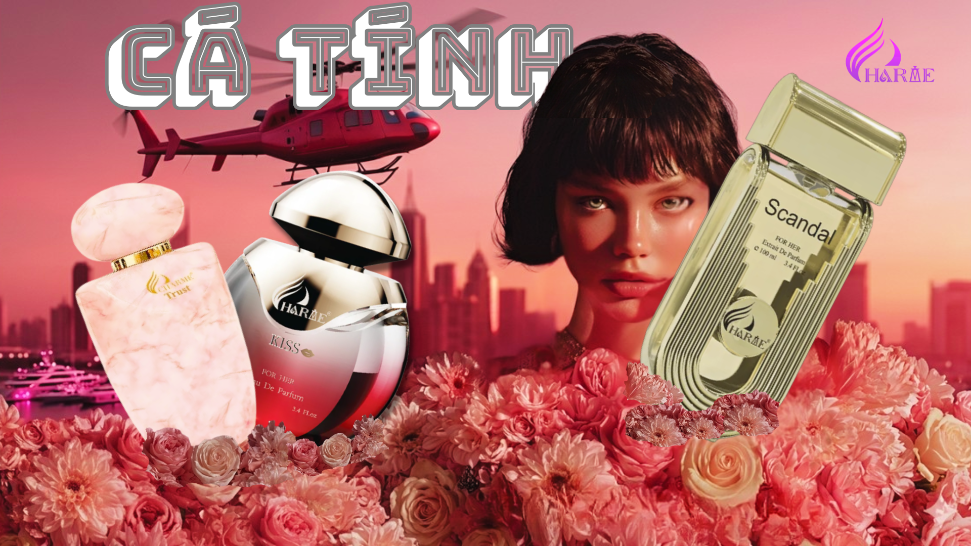 Nước hoa Charme phong cách hiện đại trẻ trung: Gợi ý mùi nhẹ, năng động