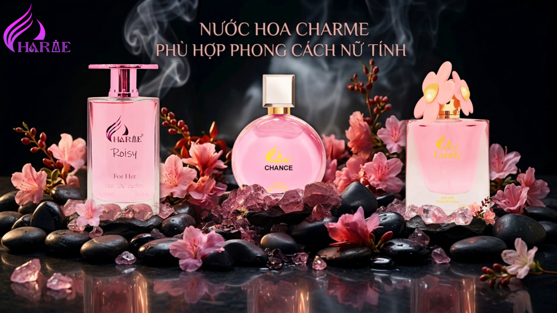 Nước hoa Charme Perfume phù hợp phong cách nữ tính, nhẹ nhàng và cuốn hút