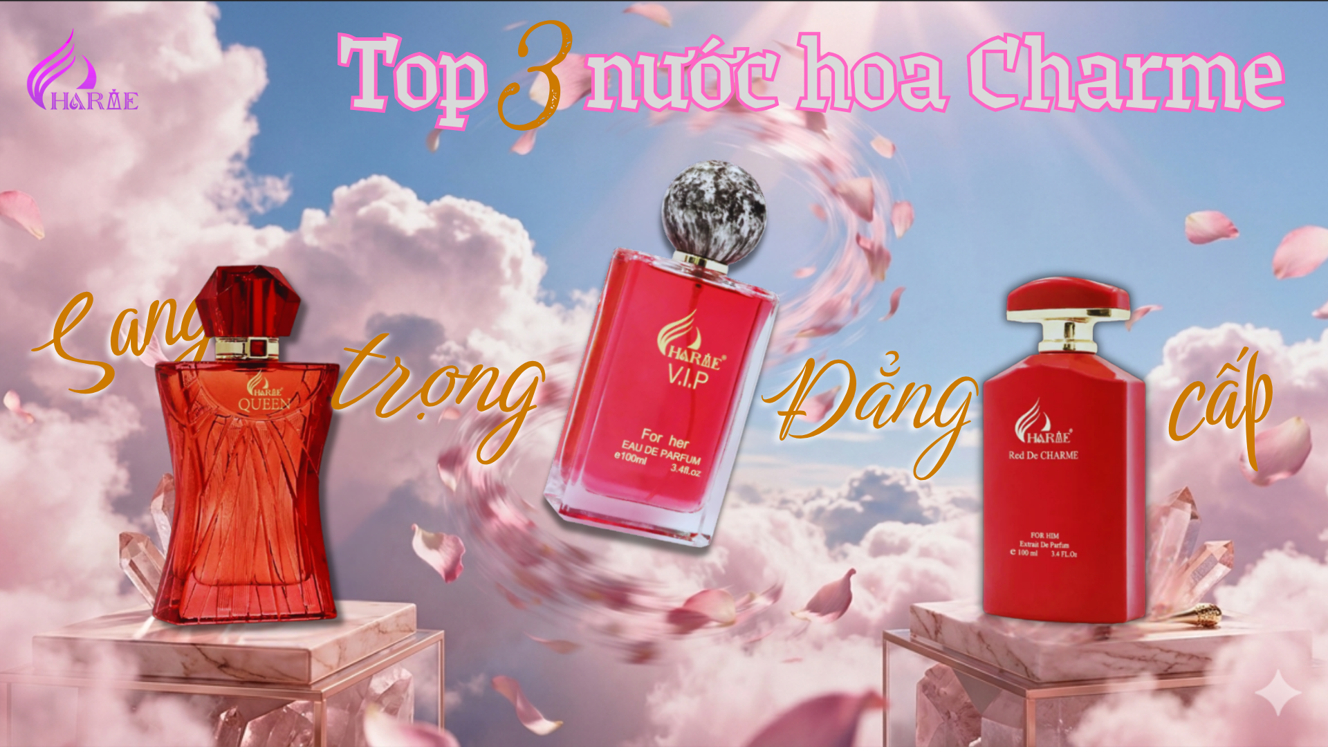 Nước hoa Charme mùi sang trọng phù hợp sự kiện – Top lựa chọn nổi bật & cuốn hút