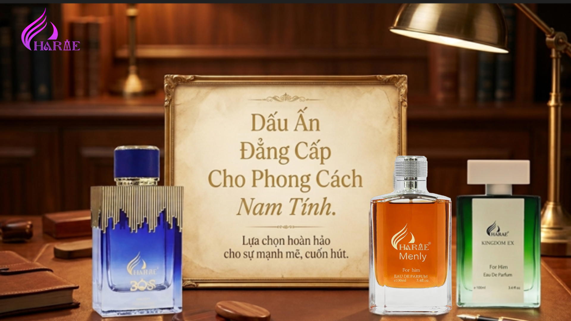 Nước hoa Charme mùi trầm ấm: Top 3 mùi nam sang trọng, cuốn hút