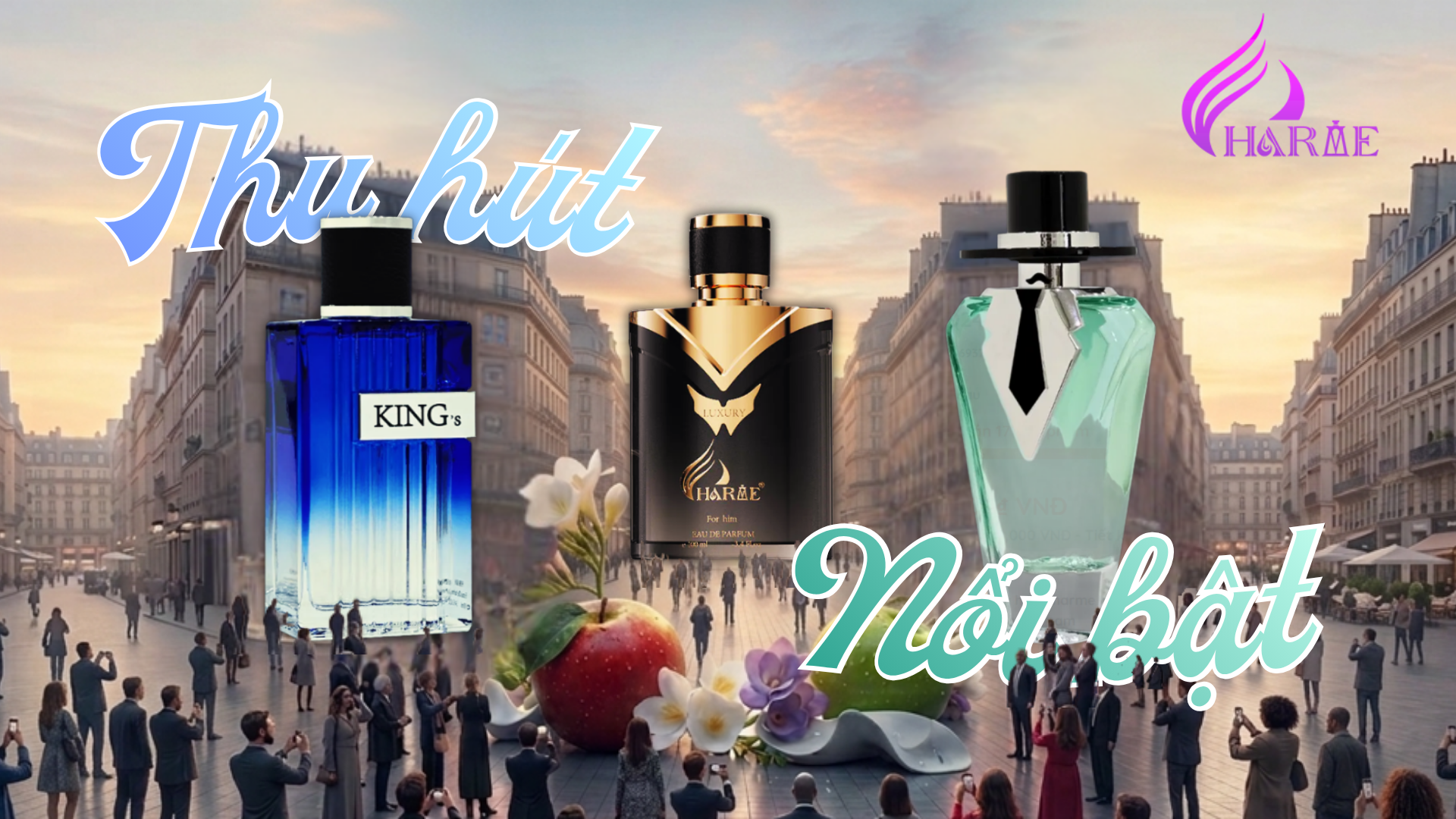 Nước hoa Charme giúp bạn nổi bật giữa đám đông