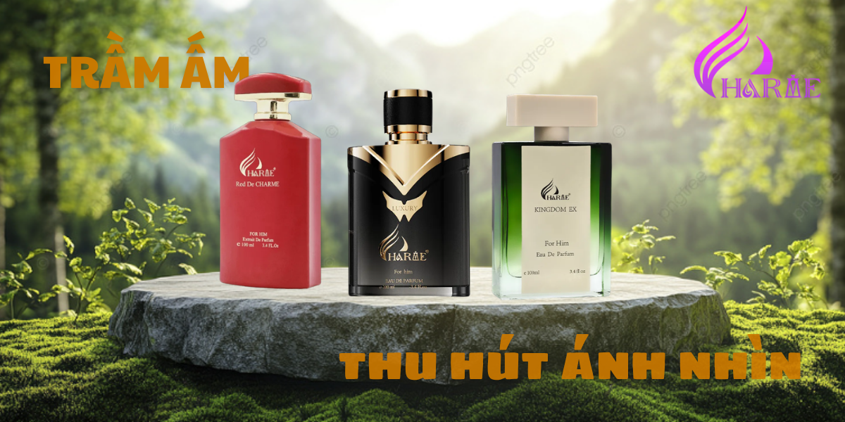 Nước hoa Charme Perfume mùi gỗ nam tính mạnh mẽ đáng mua hiện nay