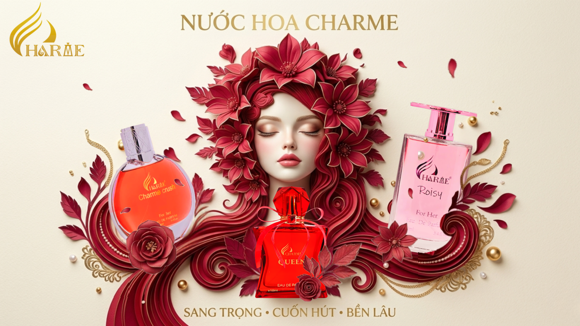 Nước hoa Charme Perfume mùi sexy cuốn hút cho nữ đáng mua hiện nay