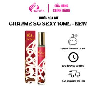 NƯỚC HOA NỮ CHARME SO SEXY 10ML - NEW