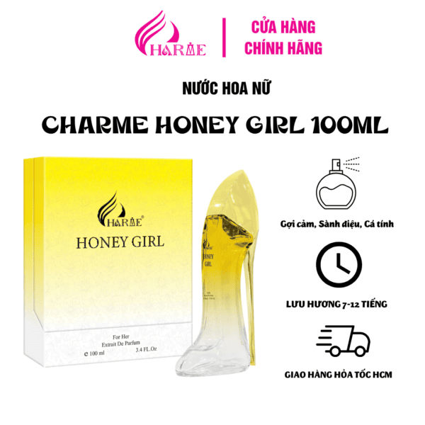 Nước hoa nữ Charme Honey Girl 100ml chính hãng hương thơm ngọt ngào quyến rũ